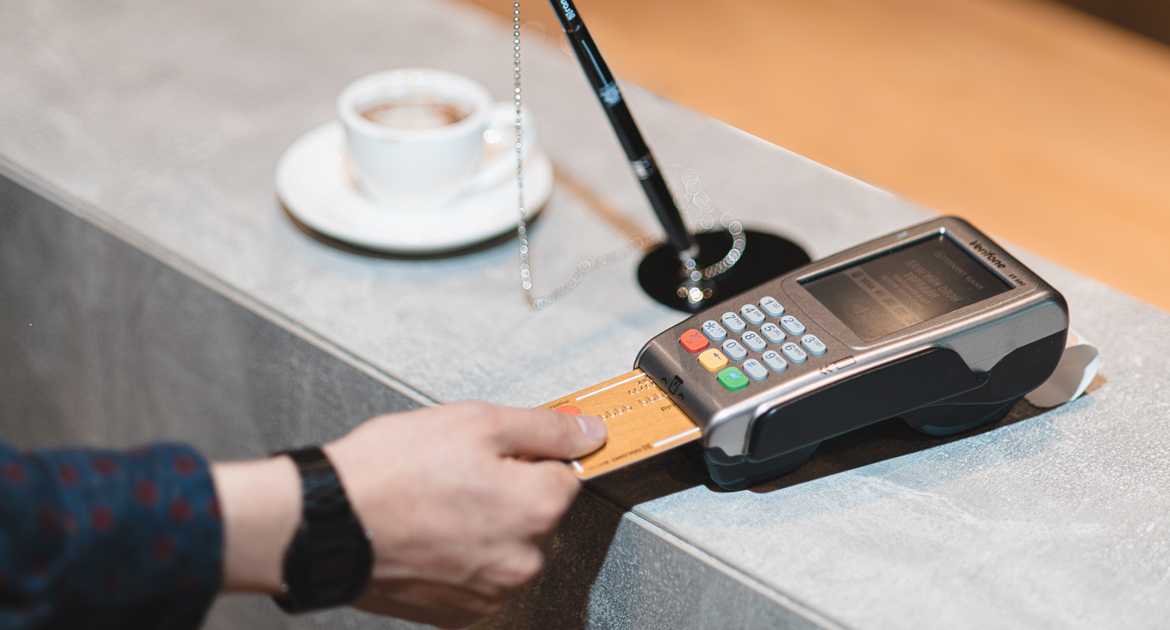 Loan secured with POS machine transaction income