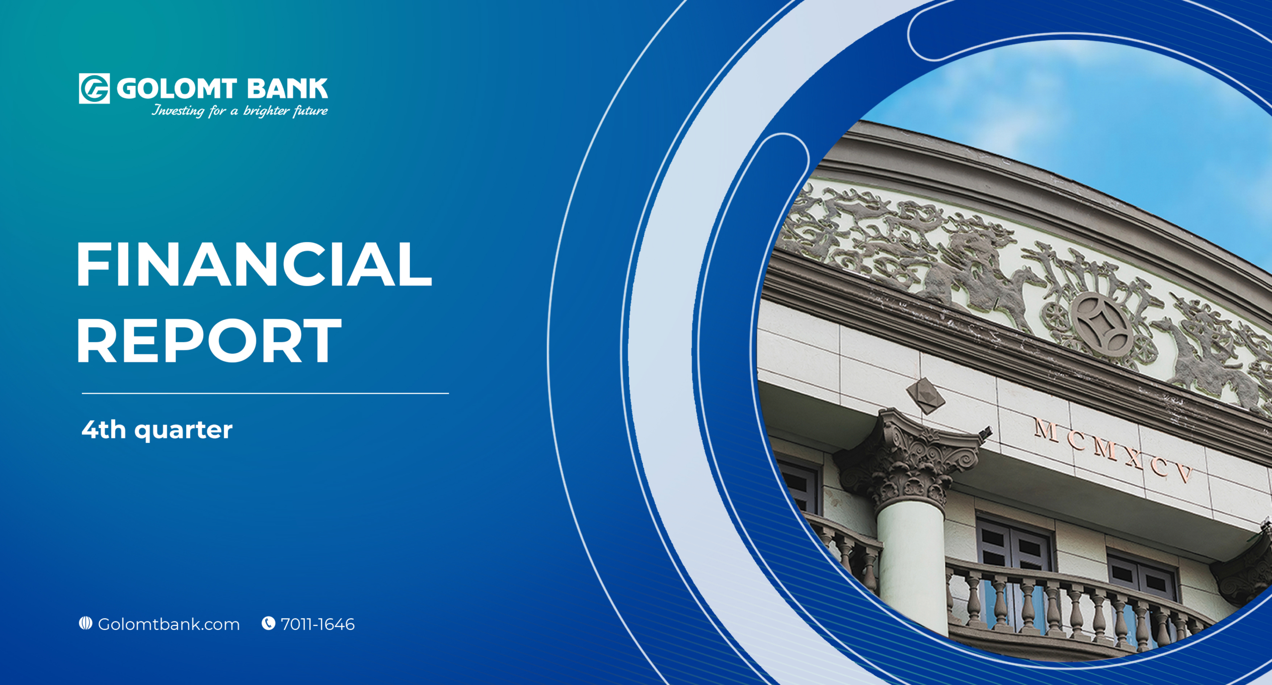 Golomt Bank released unaudited 4th quarter of 2023 financial report