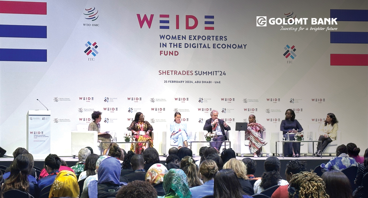 Golomt Bank successfully participated in the high-level meeting &quot;SHE TRADES SUMMIT-2024&quot;