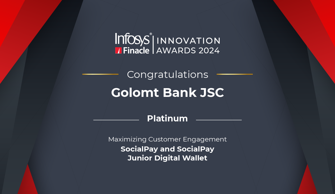 SOCIALPAY and SOCIALPAY JUNIOR applications win at the “Infosys Finacle Innovation Awards”